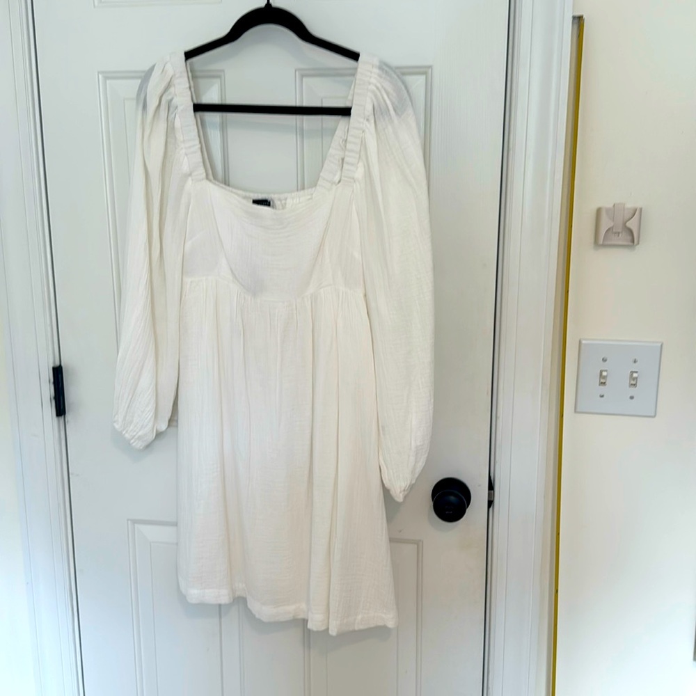 J crew LS gauze dress